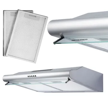 Kuhinjska napa za ispod ormarića - 50 cm apsorber Berdsen BE-10-A INOX - Pribislavec