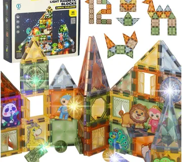 3D magnetne kocke životinjski park 90 el. - Pribislavec