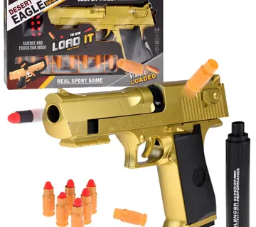 Crni Desert Eagle s prigušivačem s mekim mecima - Pribislavec