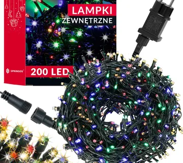 Springos lampice za bor 200 LED , višebojne - Pribislavec