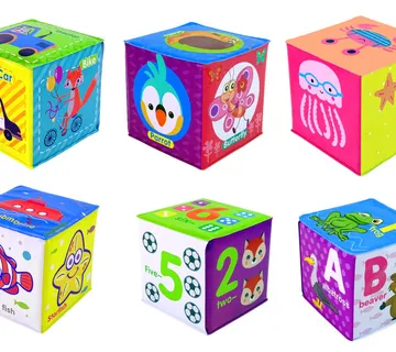 Set 6 edukativnih kocki od pjene - Pribislavec