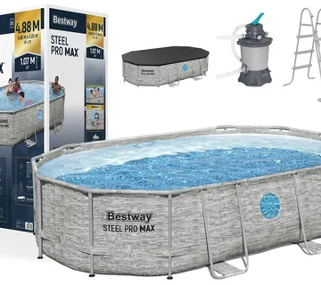 Bazen s okvirom 427 x 250 x 100 cm Bestway 56946 - Pribislavec