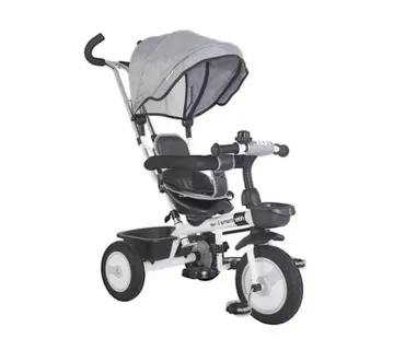 Dječji tricikl Rider sivi - Pribislavec