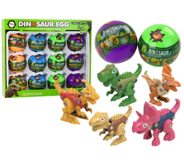 Šareni set od 12 komada jaja za motanje dinosaura - Pribislavec