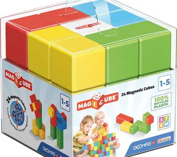 Geomag Magicube kocke u punoj boji, 24 kom - Pribislavec