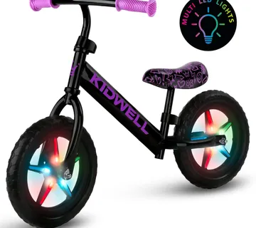 Kidwell REBEL LED neonsko ružičasti bicikl za balansiranje - Pribislavec