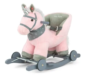 Konjić za ljuljanje Polly pink 2 u 1 - Pribislavec