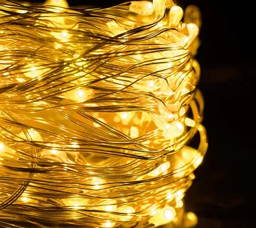 Dekorativna LED rasvjeta 100 LED, toplo bijela - Pribislavec