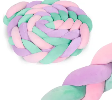 Ricokids omot za krevetić 3m - mint-roza-ljubičasta - Pribislavec