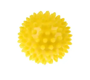 Tullo šiljasta masažna loptica 6,6cm žuta - Pribislavec
