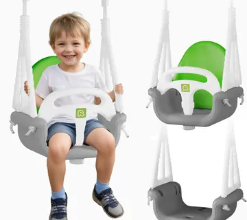 Modularna ljuljačka 3 u 1 Ricokids sivo zelena - Pribislavec