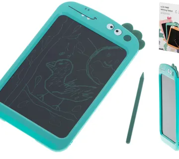Tablet za crtanje dinosaur 8.5" tirkizni - Pribislavec