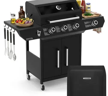 Kaminer Plinski roštilj 3+1 13,5 kW Varen Black 4.0 - Pribislavec