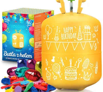 Boca s helijem, 50 balona + 60m trake - Pribislavec