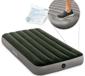 INTEX 64761 napuhujući madrac 191 × 99 × 25 cm s ugrađenom nožnom pumpom - Pribislavec