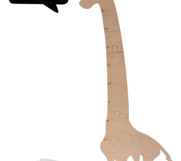 Drvena mjera za rast u obliku žirafe 125cm + tabla 32 x 44 cm - Pribislavec