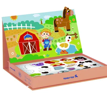 Tooky Toy magnetna slagalica, farma - Pribislavec