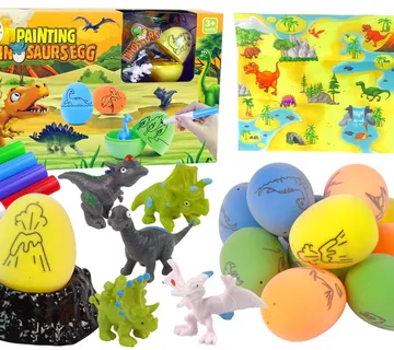 DIY set za bojanje jaja - dinosaur - Pribislavec