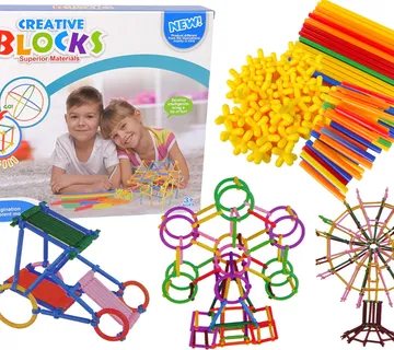 Set kreativnih slamki za građenje - Pribislavec