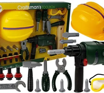 Dječji DIY set za majstore s kacigom i zaštitnim naočalama - Pribislavec