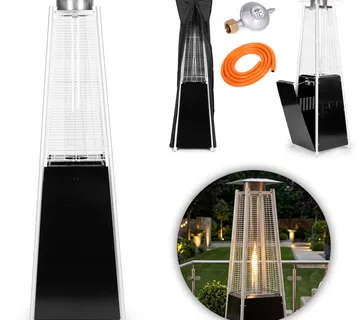 MultiGarden plinski grijač za terasu 180 cm, 11,5 kW vrtni grijač s regulatorom, crijevom i navlakom - Pribislavec