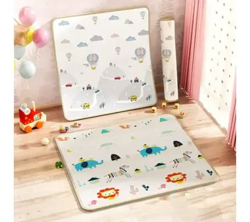 MamaKids sklopiva pjenasta podloga za igru ​​za djecu - baloni, životinje 150x150x1cm - Pribislavec