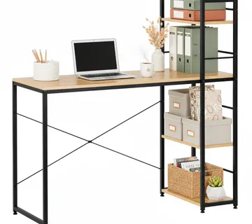 Radni stol 120 x 64 x 120 cm svijetlosmeđi - Pribislavec