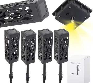 Stojeće solarne lampione ukrasne 4 kom - Pribislavec