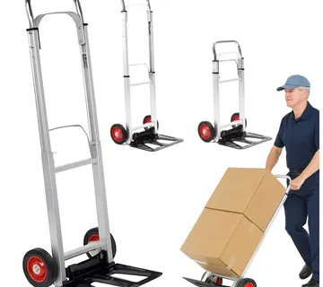 Sklopiva aluminijska transportna kolica – 90 kg - Pribislavec