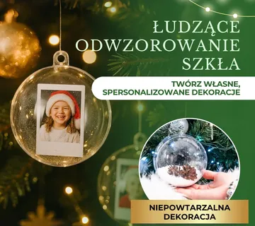 Akrilna božićna kuglica 11 cm - Pribislavec