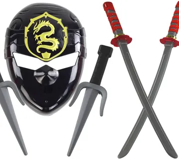 Set ninja ratnik - maska, mačevi i bodeži - Pribislavec