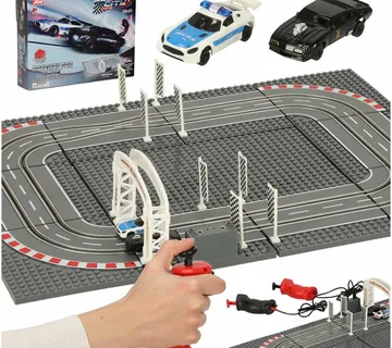 Trkaća staza za policijski automobil 51x38,5 cm - Pribislavec