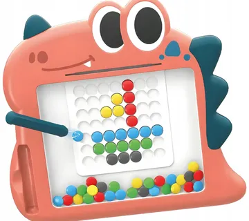 Woopie Montessori magnetna ploča za djecu MagPad, crveni dinosaur - Pribislavec
