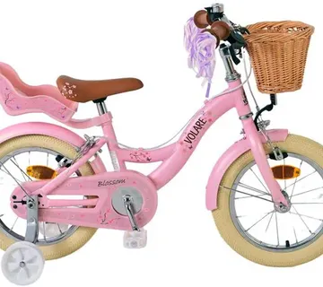 Volare Blossom Kids 14" s dvije ručne kočnice rozi - Pribislavec