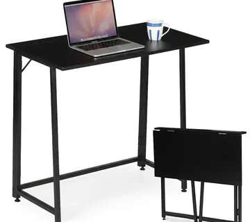 ModernHome sklopivi računalni stol 80 × 45 cm za laptop – crni - Pribislavec