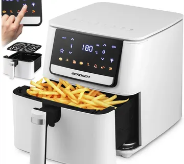 Berdsen digitalna friteza na vrući zrak 1700 W, 6,5 l, bijela - Pribislavec