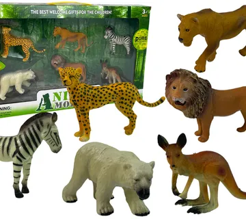 Set figurica afričke divlje životinje 6 kom. - Pribislavec