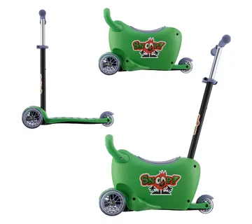 Dječji romobil 3u1 Snoop zeleni - Pribislavec