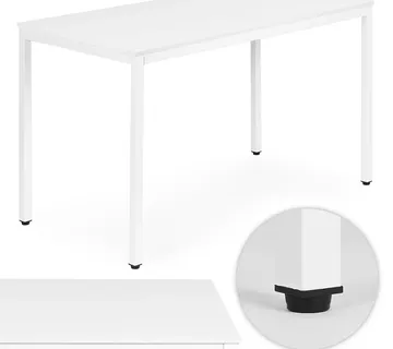 ModernHome stol za kuhinju i blagovaonicu za 4–5 osoba / računalni stol 120 × 60 cm – bijeli - Pribislavec