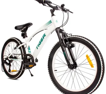 Dječji bicikl Tiger 20" RevoShift Shimano 6 brzina bijelo-zeleni - Pribislavec