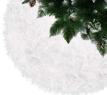 Springos dekorativna podloga za bor, 95 cm, bijela - Pribislavec