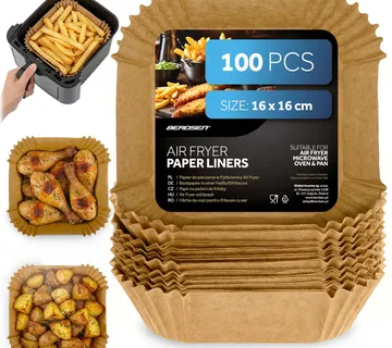 Papir za pečenje za uloške friteze 16 cm Berdsen - 100 kom - Pribislavec