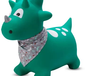 Gumeni zeleni dinosaur za skakanje 59cm - Pribislavec