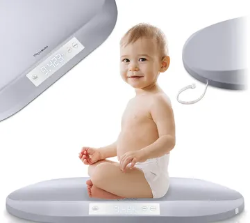 Nukido elektronička vaga za bebe, siva - Pribislavec