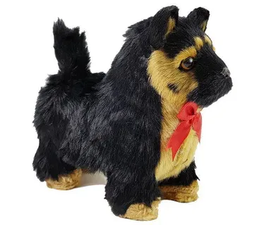Interaktivni plišani Njemački Ovčar sa crvenom mašnom - Pribislavec