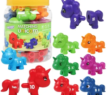 WOOPIE Montessori set za sastavljanje "Spoji brojeve" 13 kom. - Pribislavec