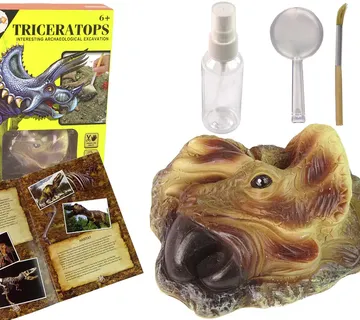 Obrazovni set za iskopavanje dinosaura triceratopsa - Pribislavec