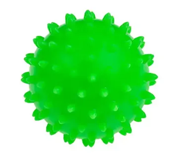 Tullo šiljasta masažna loptica 7,6cm zelena - Pribislavec