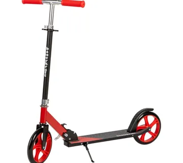 Romobil za djecu i tinejdžere, sklopivi, s podesivom visinom upravljača 85,5–95,5 cm, kotači 200 mm, crveni - Pribislavec