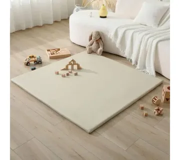Hakuna mat podloga za igru od veganske kože - krem 120 x 120 x 2,5 cm - Pribislavec